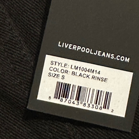 NWT Jacket LIVERPOOL LOS ANGELES Women’s  Black Rise Denim Trucker Soft - Picture 11 of 15